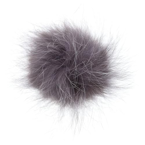 CALLARON De Sintética Para Manualidades De Pelo Para Sombreros Ropa y Accesorios Adornos De Pompón De Color Natural