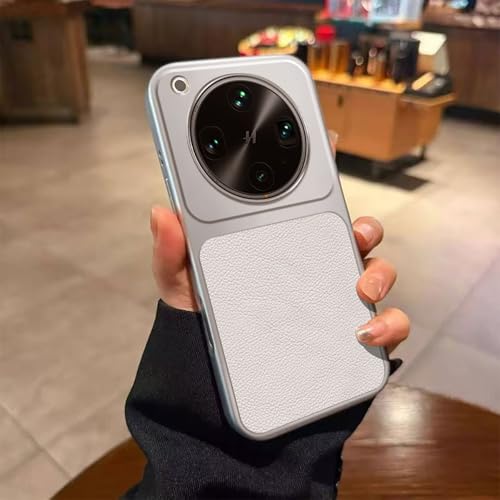 Image of for Oppo Find X9 Ultra 5G Case PU Leather Texture Shockproof TPU Protective Phone Cover - White