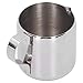 Mini jarra para espumar leche, jarra de café Taza de café de acero inoxidable de 60 ml Mini jarra para espumar Espresso al vapor Jarra para beber