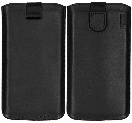 Mumbi Borsa in Vera Pelle Compatibile con Samsung