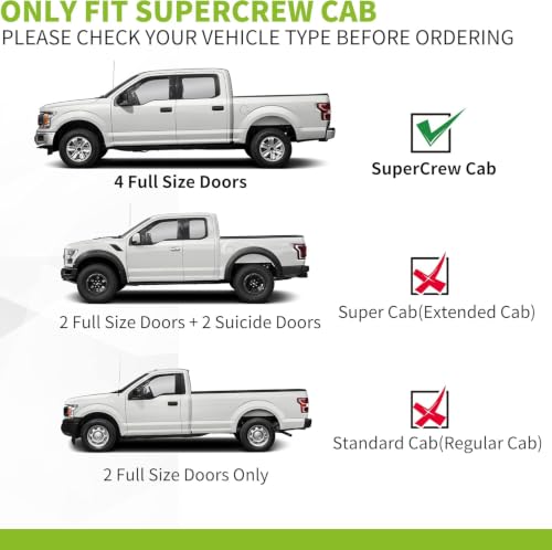 Estribos acero inoxidable para Ford F150 SuperCrew 2009-2014 miniatura 2