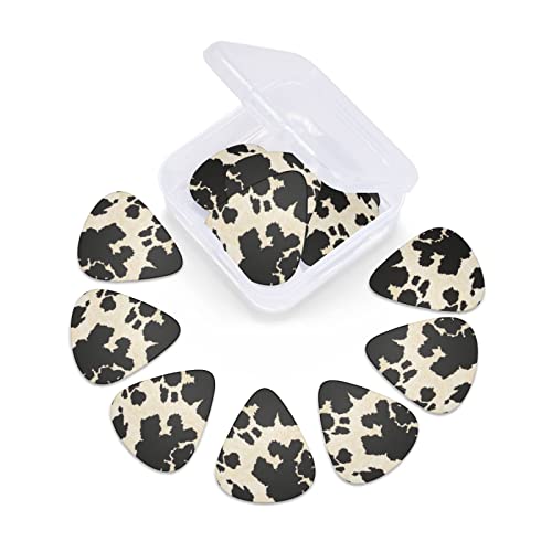 Pack de 12 médiators en cuir de vachette noir et blanc pour guitare électrique guitare acoustique diverses guitares - Les Beatles, Paul McCartney, John Lennon, RIngo Starr, George Harrison Pack de 12 médiators en cuir de vachette noir et blanc pour guitare électrique guitare acoustique diverses guitares – Image 6