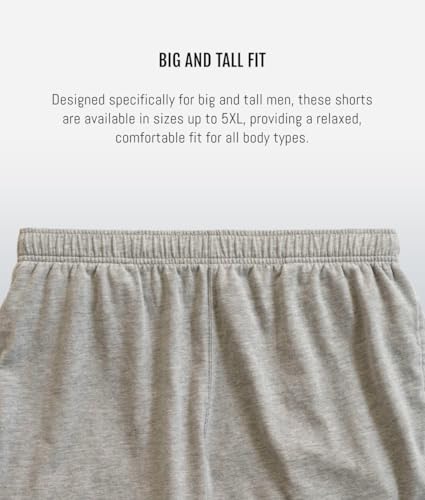 Big Dogs Brand Knit Shorts for Men | Big and Tall Shorts for Men | Men's Sleep Shorts | Sizes SM-5XL | Elastic Waist3