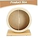 TusaMer Hamster Wheel 6 Inch Waterproof Moistureproof Stable Wooden Silent Hamster Wheel Silent Rat Gerbil Hedgehog Hermit Crab.