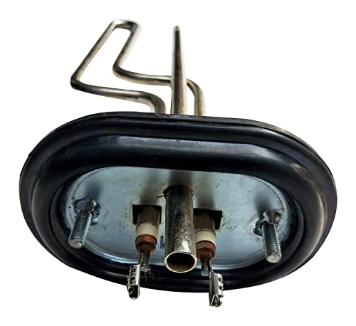 Litost® Water Geyser Heating Element |Compatible Use For Eterno/Altro Geyser Coil Oval Type Horizontal Element (Silver) - (Match & Buy)