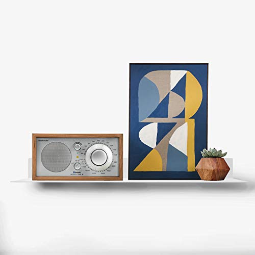 Buhbo Floating Shelf Wall Mounted (8 Inch X 36 Inch) Heavy Duty Industrial Modern, Brushed Stainless Steel #TOP4