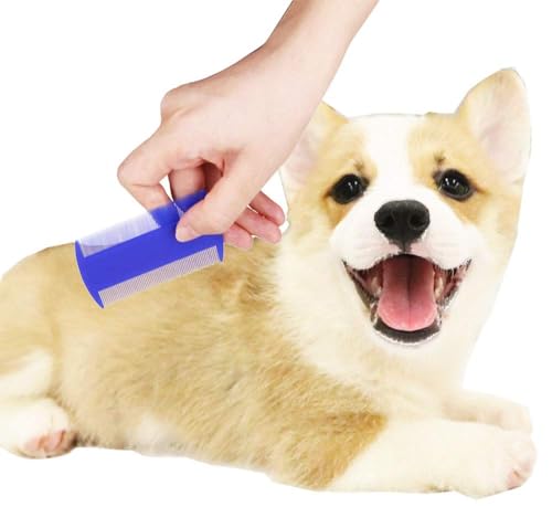 CDOFFICE 5 pçs de pente de piolhos para cuidados com dentes finos para cães e gatos