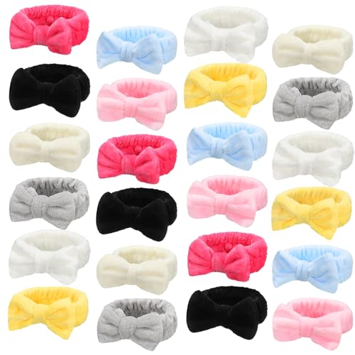 Bandeau de spa Jexine style mignon et extensible pour maquillage et douche x24