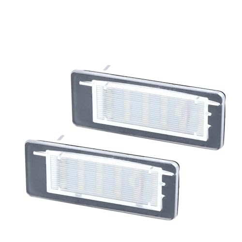 Luces matrícula LED para Dacia Duster 2010-2017 bombillas blancas impermeables 2 piezas
