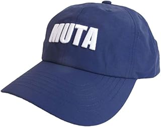 (ムータ マリン)Muta MARINE ナイロン ロゴ キャップ ベースボールキャップ ポリエステル アジャスター 刺繍 ゴルフ アウトドア