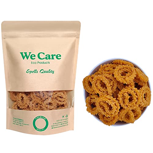We Care Eco Products Homemade Masala Murukku |Masala Chakli | Kerala Classic Snacks | Ready To Eat Healthy Snack | 500gm