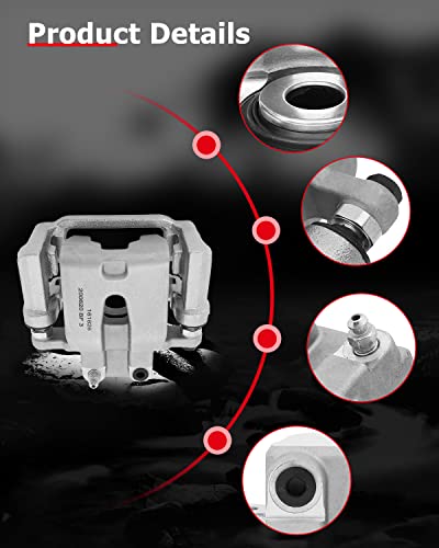 Image of cciyu Rear Left Brake Caliper Assembly w /Bracket 18B4970 For Chrysler For 300,For Dodge For Challenger /For Charger /For Magnum