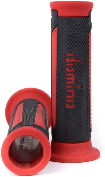 Domino Racing A350 Sport Touring Motorcycle Grips Anthracite/Red