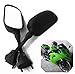 HTTMT MT061- Black OEM Aftermarket Side Racing Mirrors Compatible with Kawasaki Ninja 2005-2008 ZX-6R 636 ZX6RR /2004-2008 Kawasaki ZX-10R