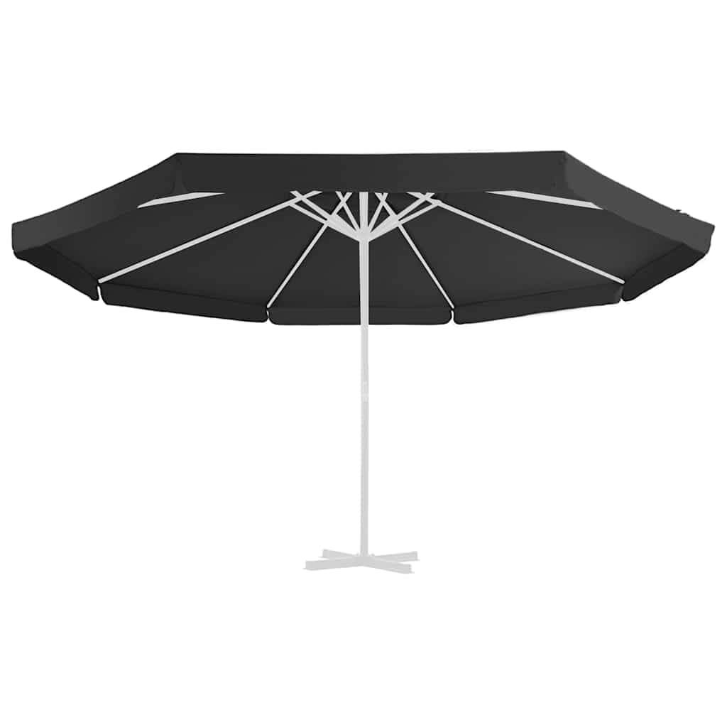 Cubierta de Repuesto para Sombrilla de Jardín, Tela de Poliéster 100% Impermeable y Resistente a los Rayos UV, Fácil de Limpiar y Plegar, Ideal para Renovar o