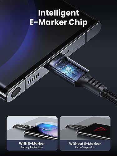UGREEN USB C to USB-C Charger Cable 100W 5A Type C to C Fast Charging Compatible with MacBook Pro/Air, HP, Dell - Image 4