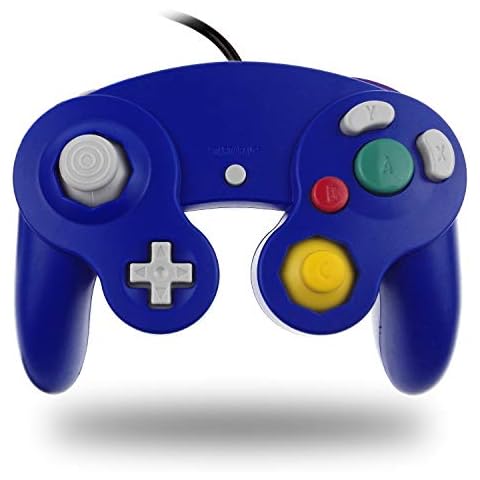 TechKen Controlador de Gamecube con cable GC para Wii U Switch PC Gamecube Cover