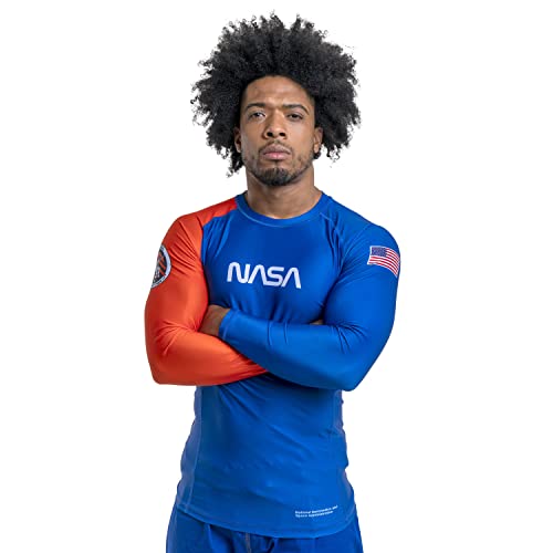 Sanabul NASA Long Sleeve Rash Guard for Men, Compression Shirt for MMA BJJ Wrestling Cross Training, Swim Surf Rash Guard2