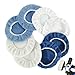 Produktbild 8 Teilige Polisher Pad Bonnet, Polierhaubenset Polierscheibe, Polieren Polierhauben Polieren, zum Glaspolieren, Bodenpolieren, Reinigen