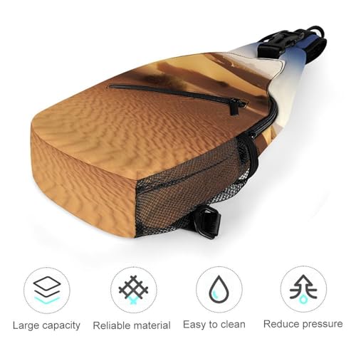 Mochila sling para deporte y senderismo unisex miniatura 5