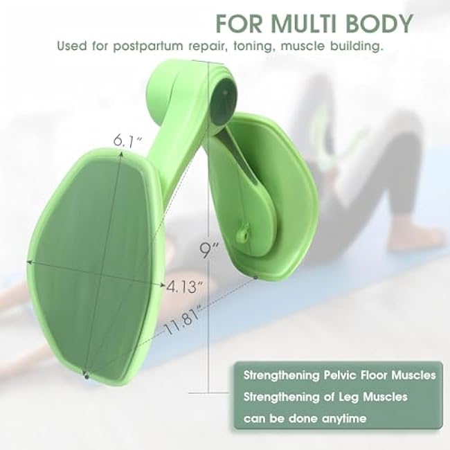 Kegel Exercise, Inner Thigh Exerciser, Thigh Exerciser, Pelvic Floor Muscle Trainer, Thigh Workout Equipment, Thigh Exerciser for Women, Kegel Tightener