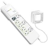 Trickle Star 183SS-US-8XX/7 Motion Sensor PowerStrip, 1080 Joules, 7 -Foot Cord