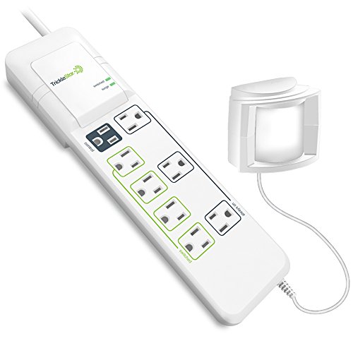 Trickle Star 183SS-US-8XX/7 Motion Sensor PowerStrip, 1080 Joules, 7 -Foot Cord