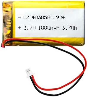 1000mah Polymer Battery 403858 Smart Home Locator Locator Rechargeable Lithium Battery