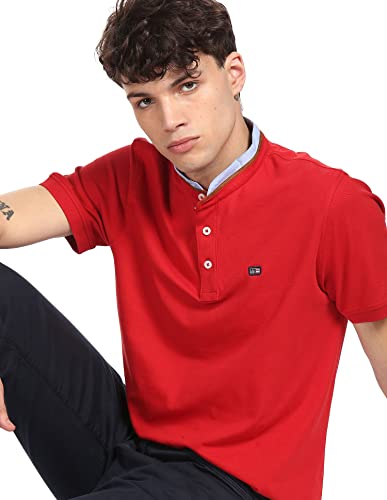 Image of Arrow Men's Solid Regular Fit T-Shirt