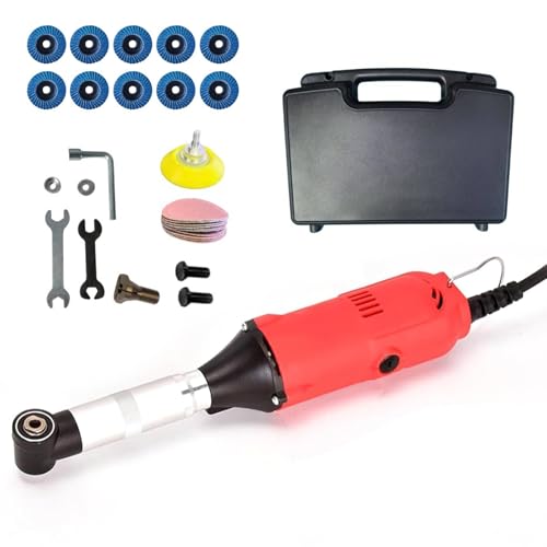 Electric Tile Seam Cleaning Machine, 350W Variable Speed Grout Remover Tool, 15000RPM Rotary Tile Cutter with Brush Cover, for Tile Cutting, Polishing, Edge Detailing