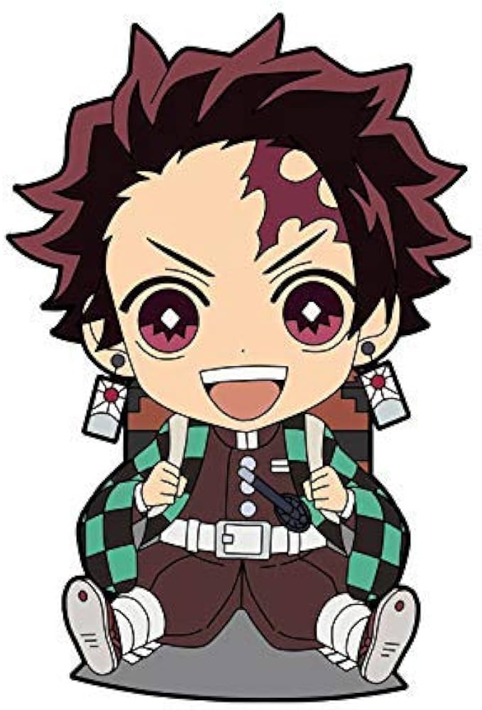 Amazon | 鬼滅の刃 ぺたん娘トレーディングラバーストラップ/竈門炭