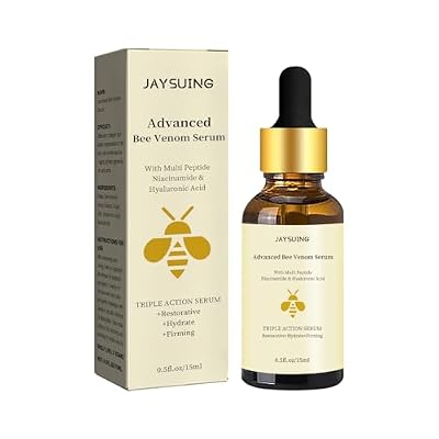 Advanced Bee Venom Serum, Anti-Aging Facial Serum, Face Serum to Help Refine Fine Lines & Wrinkles, Hydrating facial essence