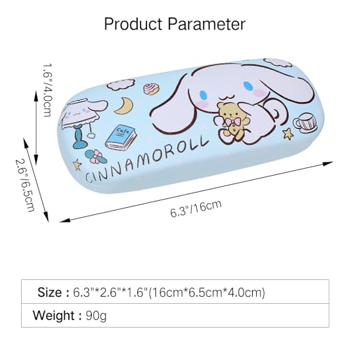 Image of PERFECTSIGHT Hard Shell Eyeglasses Case, Kawaii Protective Glasses Case for Kids, Cute Eyeglass Case for Women Men Girls