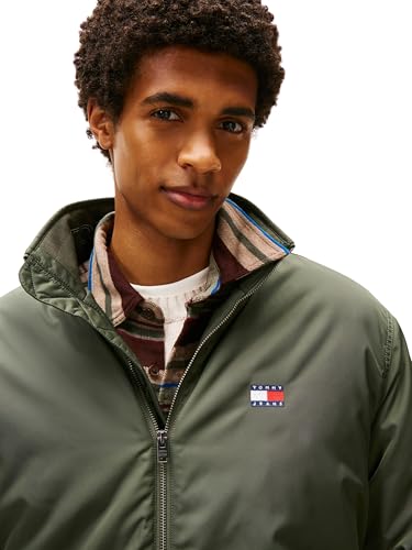 Tommy Jeans Herren Tjm Essential Padded Jacket Ext Dm0dm21936 Pufferjacke, Green (Pewter Green), S EU – Ansicht 3