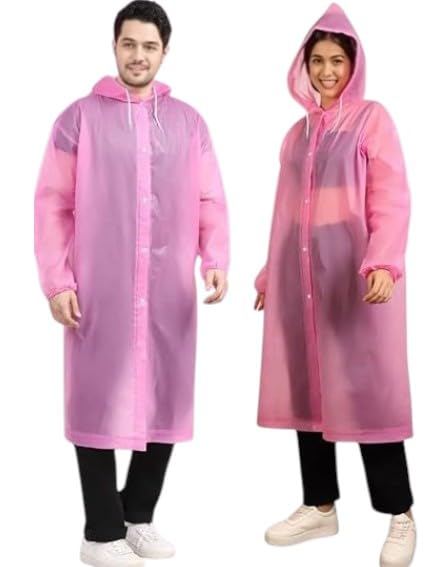 Waterproof Rain Coat Hooded Universal Outdoor Water Resistant Portable suit for Men,Women Boys & Girls (Universal Size,Multicolor, Unit Count 1)-image-35