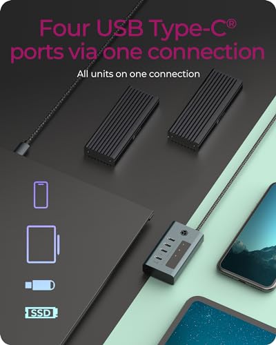 Icy Box Hub Usb 3.2 Gen 2 Type-C IB-HUB1454-C31 - 2