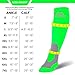 Compression Socks for Women and Men 20-30mmHg Knee High - Graduated Support Medical Compression Stockings for Circulation during Travel, Airplane, Flights - Green, X-Large - A601
