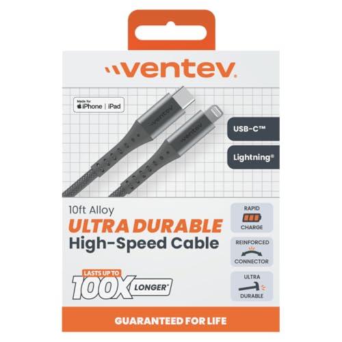 Cable USB-C a Lightning de 10 pies para cargar el móvil desde el sofá 4