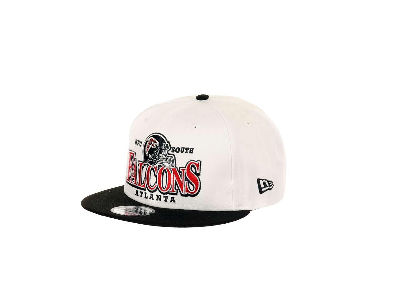 New Era Atlanta Falcons NFL Helmet Teamcolour White Black 9Fifty Snapback Cap