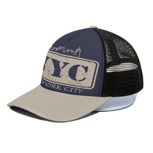 Casquette NYC de baseball violette et jaune pour vos sorties d'été et festivals en plein air