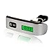 tonguk Tragbare LCD-Digital-Reisegepäckwaage Elektronische Kofferwaage Haken Hängendes Gewicht 50 kg Hängende Waage Leichtgewicht für Reisegepäckwaage mit Tarafunktion