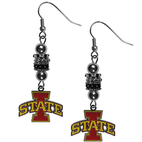 NCAA Siskiyou Sports Womens Iowa State Cyclones Euro Bead Earrings One Size Team Color