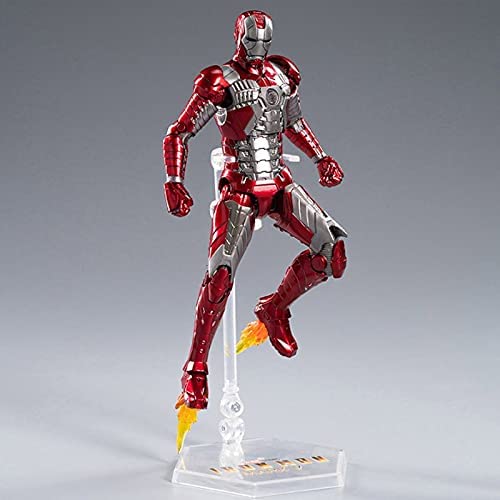 Zt 10Th Anniversary 7 Inches Deluxe Collector Iron Man Mk5 Action Figures #TOP2