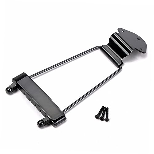 Cordier de guitare jazz Vaguelly 6 cordes vis metal noir pour remplacer un chevalet