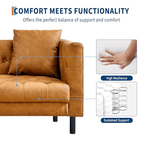 GarveeTech Modern Chesterfield 3-Seater