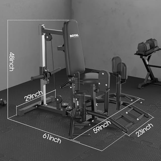 Hip Abductor Adductor Machine, Inner and Outer Thigh Machine , Glute Machines Home Gym Thigh Master, Black