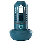 Carga USB inalámbrica: diseño de carga inalámbrica USB, portátil de 3000 mAh con forma de cápsula de frutas y verduras, batería de larga duración. Coloca las frutas y verduras que necesitan limpiarse, presiona el botón del interruptor y coloca el dispositivo en el agua para empezar a limpiar. 25 usos con una carga completa. Se puede utilizar en cualquier cubo, lavabo, fregadero, etc. Silencioso, ahorro de agua, ahorro de energía, IPX7 impermeable, sin fugas de agua, más cómodo de usar.