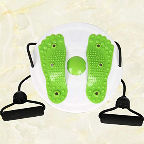 BESPORTBLE Tábua de cintura com alças para torção na cintura, placa de treino com torção de cintura,