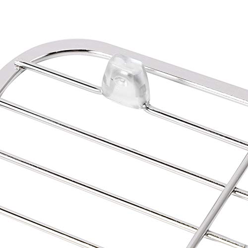 Scolapiatti per lavello in acciaio inox, multifunzione, per cucina e frutta, griglia di protezione per lavello da cucina