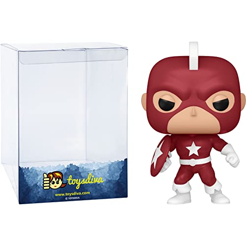 En Oferta Red Guardian (Exc): P O P ! Vinyl Figurine Bundle With 1 Compatible 'Toysdiva' Graphic Protector (810-55478 - B)